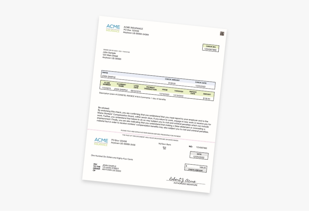 Disbursement Checks - InsureLinq