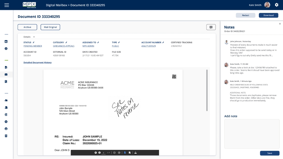 Disbursement Checks - InsureLinq