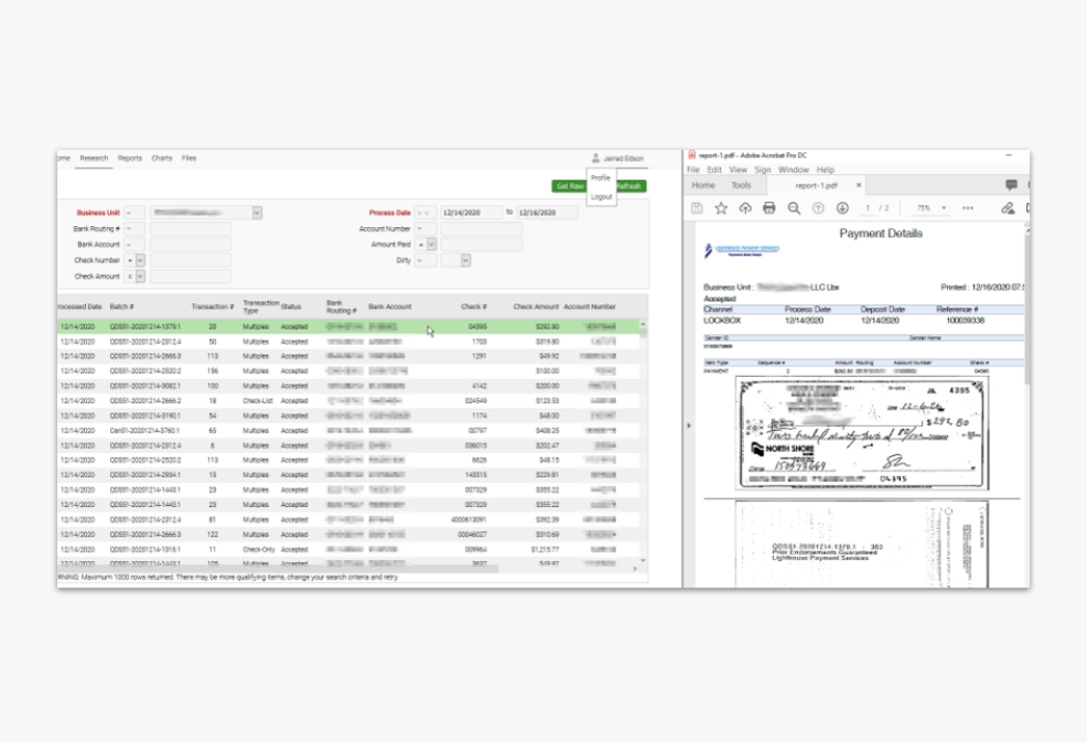 Disbursement Checks - InsureLinq